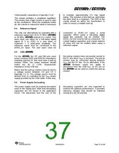 浏览型号CC1110F32RHHR的Datasheet PDF文件第37页