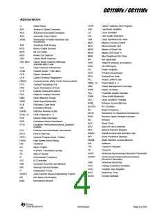 浏览型号CC1110F32RHHR的Datasheet PDF文件第4页