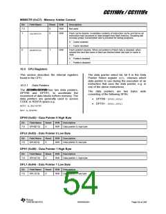 浏览型号CC1110F32RHHR的Datasheet PDF文件第54页