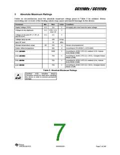 浏览型号CC1110F32RHHR的Datasheet PDF文件第7页