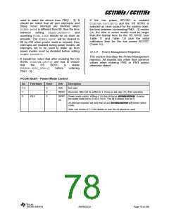 浏览型号CC1110F32RHHR的Datasheet PDF文件第78页