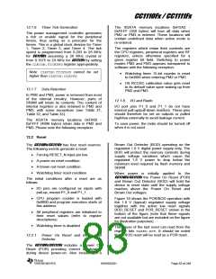 浏览型号CC1110F32RHHR的Datasheet PDF文件第83页