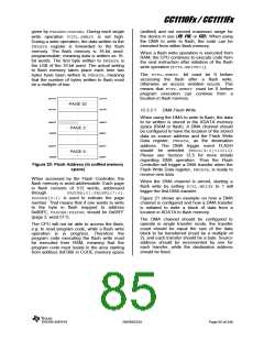 浏览型号CC1110F32RHHR的Datasheet PDF文件第85页