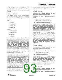 浏览型号CC1110F32RHHR的Datasheet PDF文件第93页