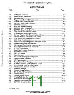 浏览型号MCHC11F1CFNE2的Datasheet PDF文件第11页