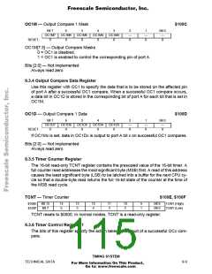 浏览型号MCHC11F1CFNE2的Datasheet PDF文件第115页