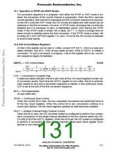 浏览型号MCHC11F1CFNE2的Datasheet PDF文件第131页
