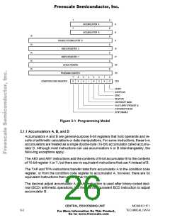浏览型号MCHC11F1CFNE2的Datasheet PDF文件第26页