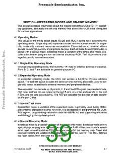 浏览型号MCHC11F1CFNE2的Datasheet PDF文件第39页