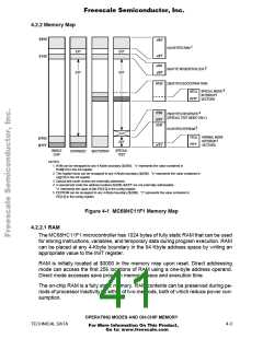 浏览型号MCHC11F1CFNE2的Datasheet PDF文件第41页