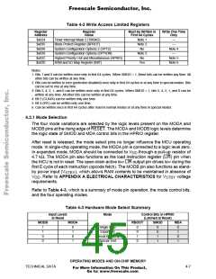 浏览型号MCHC11F1CFNE2的Datasheet PDF文件第45页