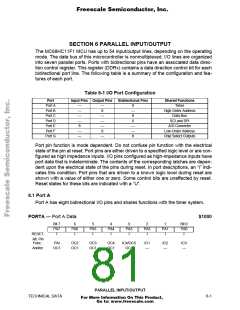 浏览型号MCHC11F1CFNE2的Datasheet PDF文件第81页