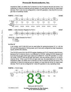 浏览型号MCHC11F1CFNE2的Datasheet PDF文件第83页