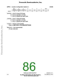 浏览型号MCHC11F1CFNE2的Datasheet PDF文件第86页