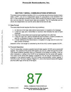 浏览型号MCHC11F1CFNE2的Datasheet PDF文件第87页
