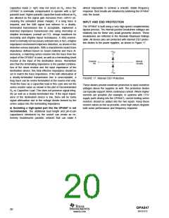 浏览型号OPA847的Datasheet PDF文件第20页