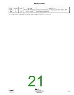 浏览型号OPA847的Datasheet PDF文件第21页