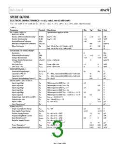 浏览型号AD5232BRUZ100的Datasheet PDF文件第3页
