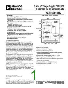 浏览型号AD7858LAR3的Datasheet PDF文件第1页