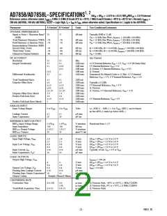 浏览型号AD7858LAR3的Datasheet PDF文件第2页