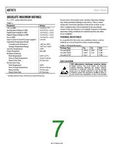 浏览型号AD7873ARQZ的Datasheet PDF文件第7页