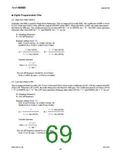 浏览型号AK4679的Datasheet PDF文件第69页