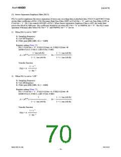 浏览型号AK4679的Datasheet PDF文件第70页