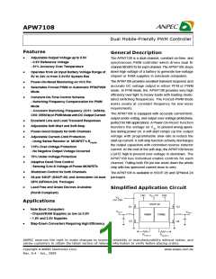 浏览型号APW7108的Datasheet PDF文件第1页