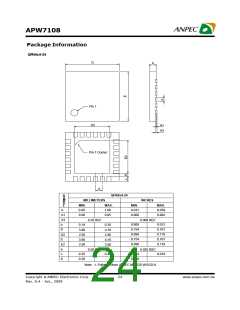浏览型号APW7108的Datasheet PDF文件第24页