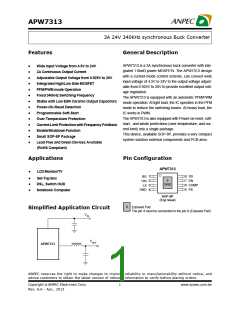 浏览型号APW7313的Datasheet PDF文件第1页