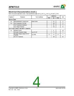 浏览型号APW7313的Datasheet PDF文件第4页