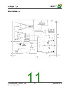 浏览型号APW8713的Datasheet PDF文件第11页