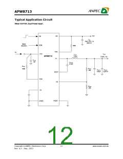 浏览型号APW8713的Datasheet PDF文件第12页