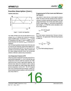 浏览型号APW8713的Datasheet PDF文件第16页