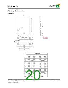 浏览型号APW8713的Datasheet PDF文件第20页