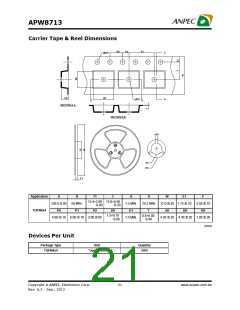 浏览型号APW8713的Datasheet PDF文件第21页