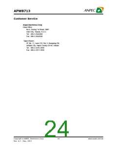 浏览型号APW8713的Datasheet PDF文件第24页