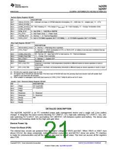 浏览型号BQ24297的Datasheet PDF文件第21页