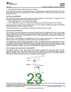 浏览型号BQ24297的Datasheet PDF文件第23页