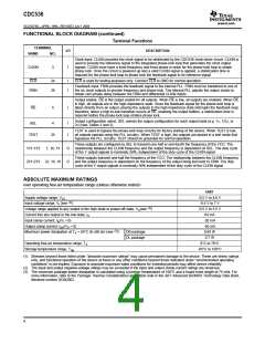 浏览型号CDC536DBR的Datasheet PDF文件第4页