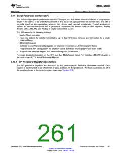 浏览型号DM385的Datasheet PDF文件第261页