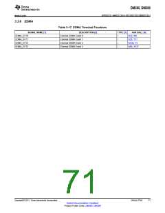 浏览型号DM385的Datasheet PDF文件第71页