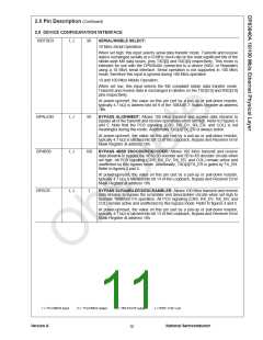浏览型号DP83840AVCE的Datasheet PDF文件第11页