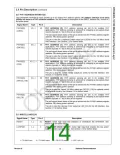 浏览型号DP83840AVCE的Datasheet PDF文件第14页