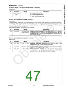 浏览型号DP83840AVCE的Datasheet PDF文件第47页