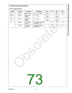 浏览型号DP83840AVCE的Datasheet PDF文件第73页