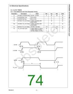 浏览型号DP83840AVCE的Datasheet PDF文件第74页
