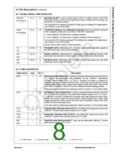 浏览型号DP83840AVCE的Datasheet PDF文件第8页