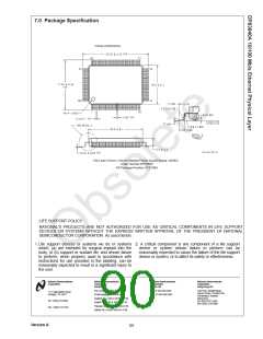 浏览型号DP83840AVCE的Datasheet PDF文件第90页