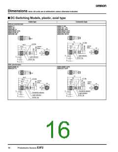 浏览型号E3F2-R4B4F-M1-M的Datasheet PDF文件第16页